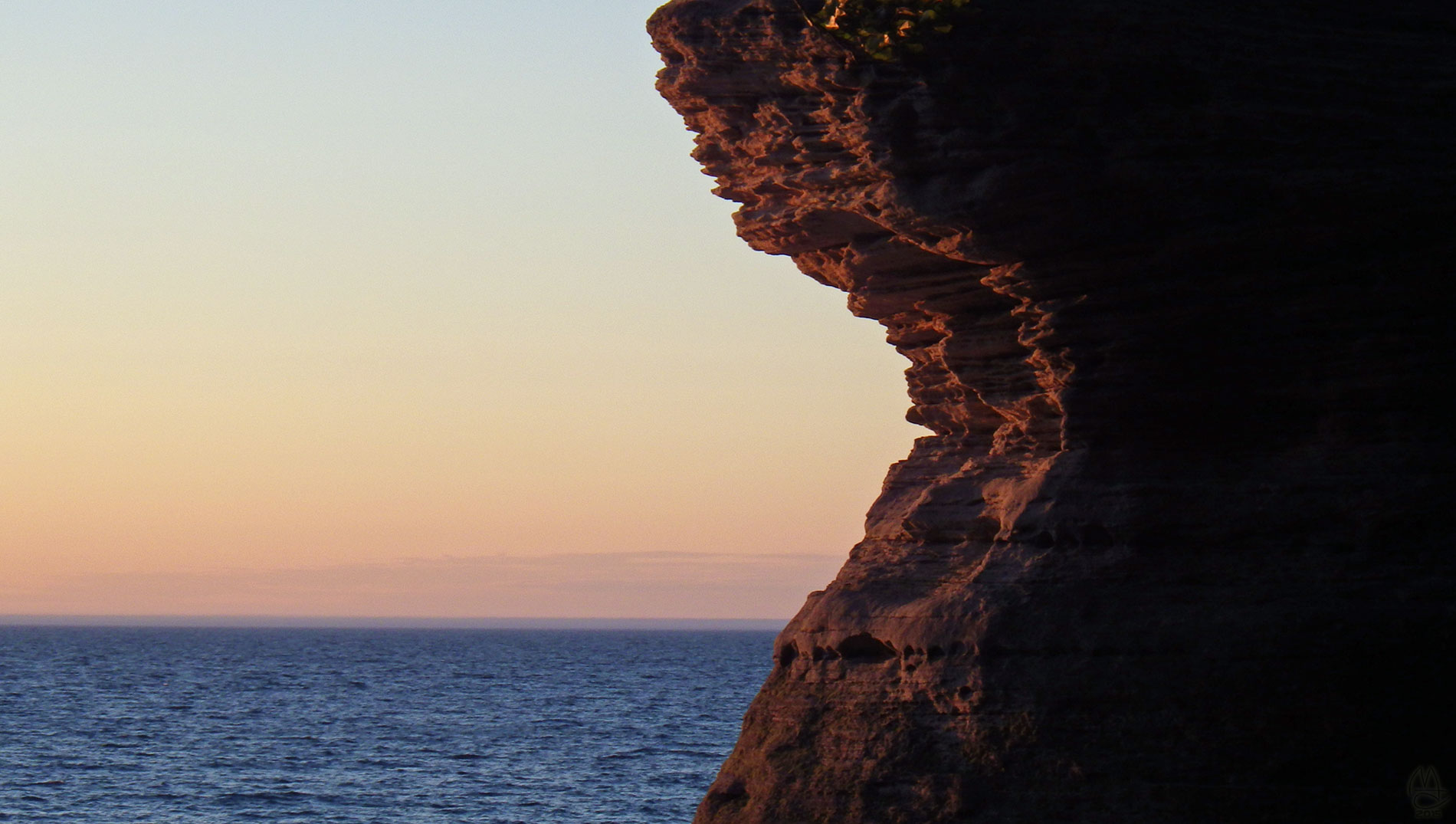 Chapel Rock and Lake Superior.