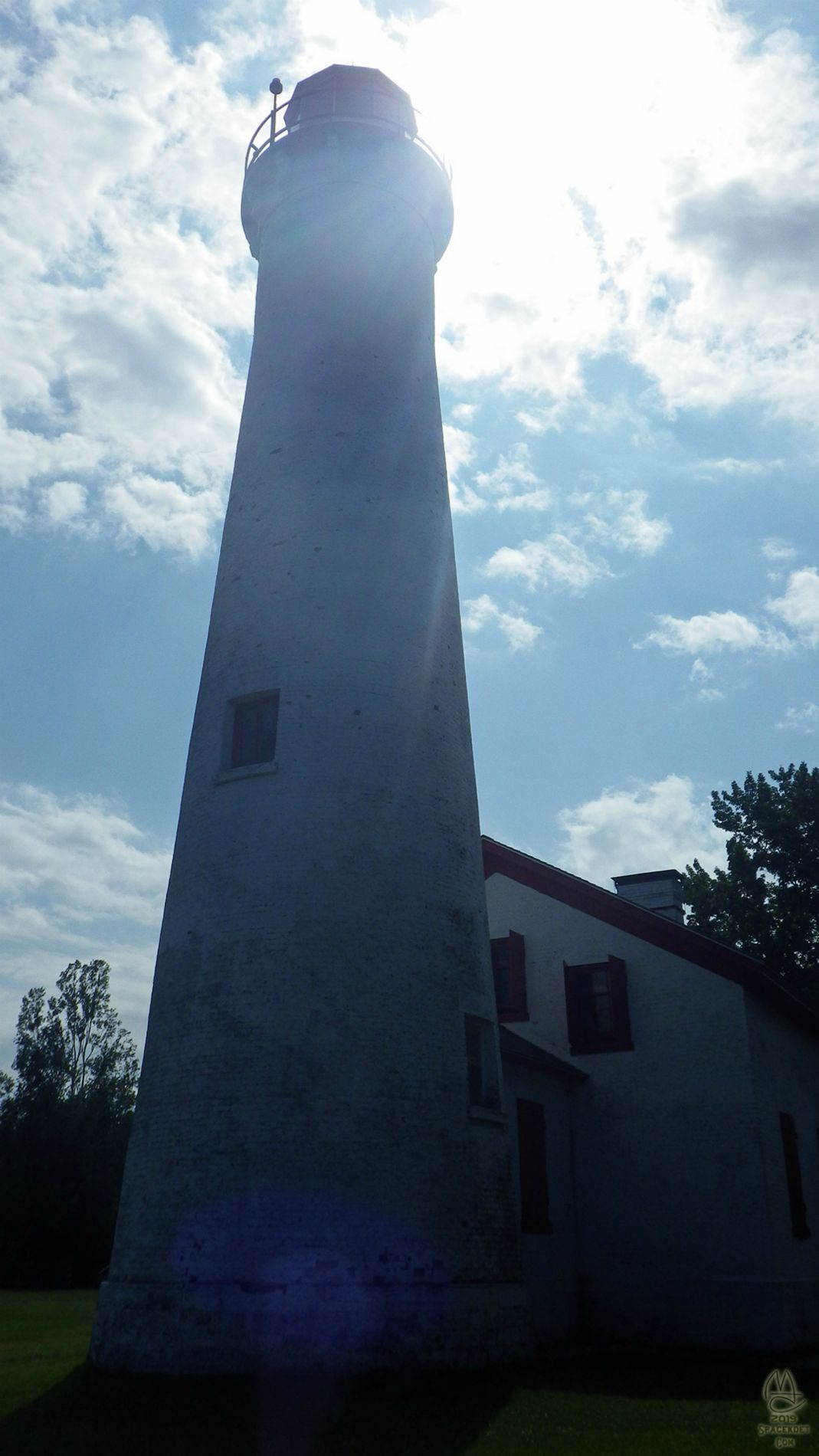 View of the tower.