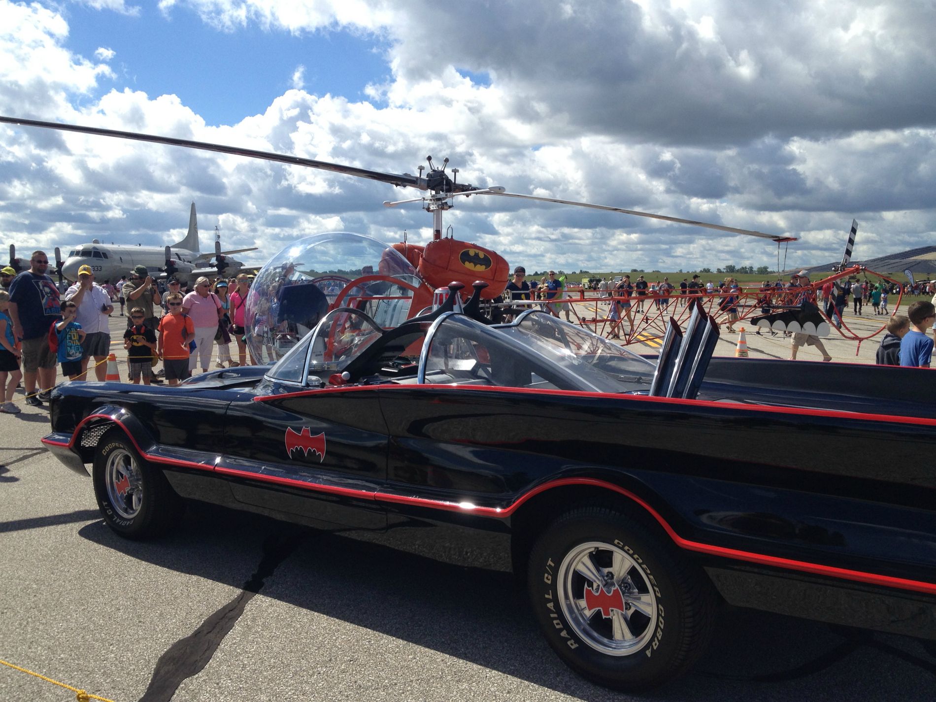 Batmobile and Bat Copter