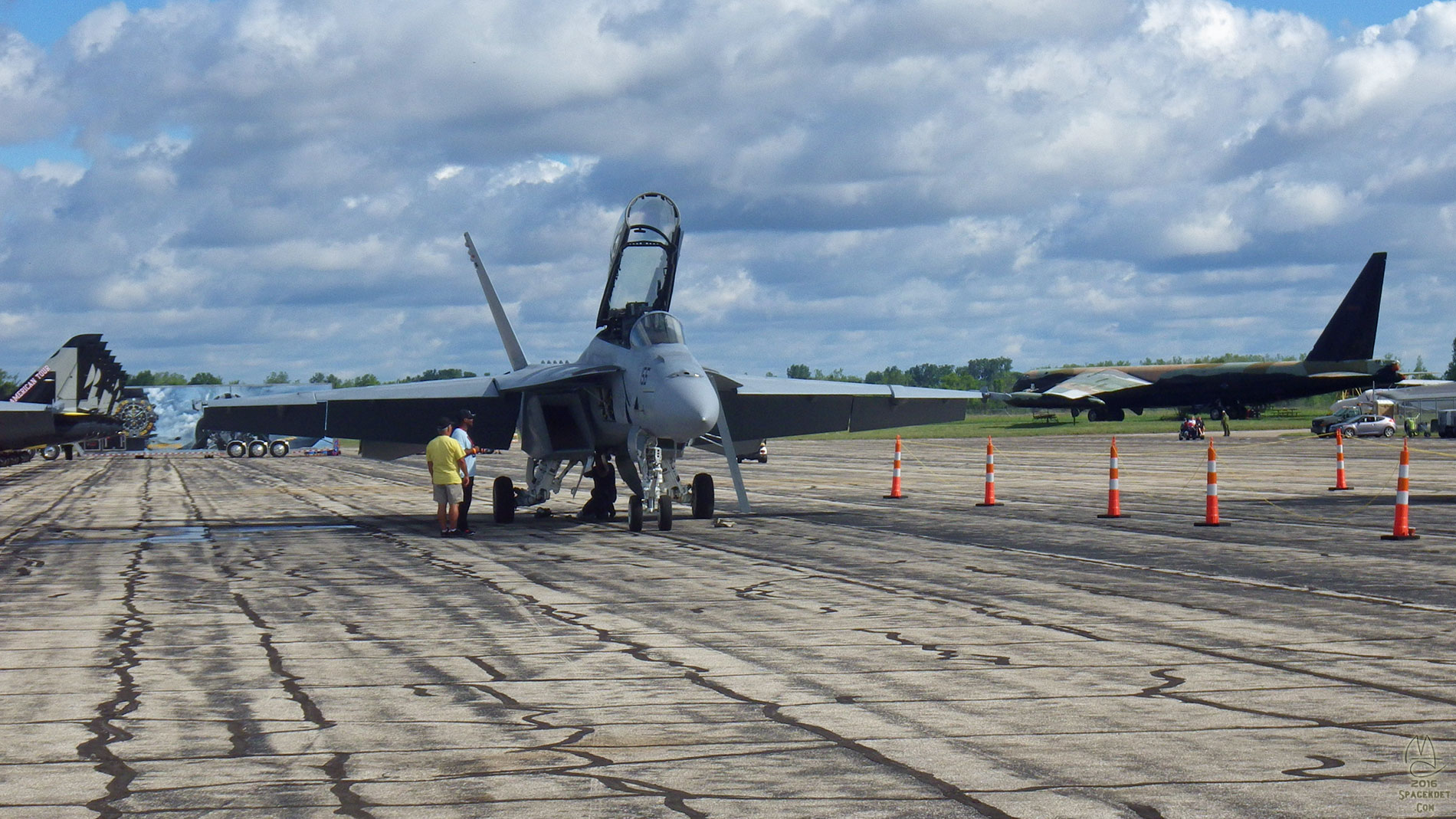 F-18 and B-52