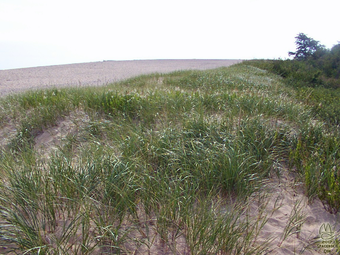 The beach at Whitefish Point Light Station, Paradise, Michigan