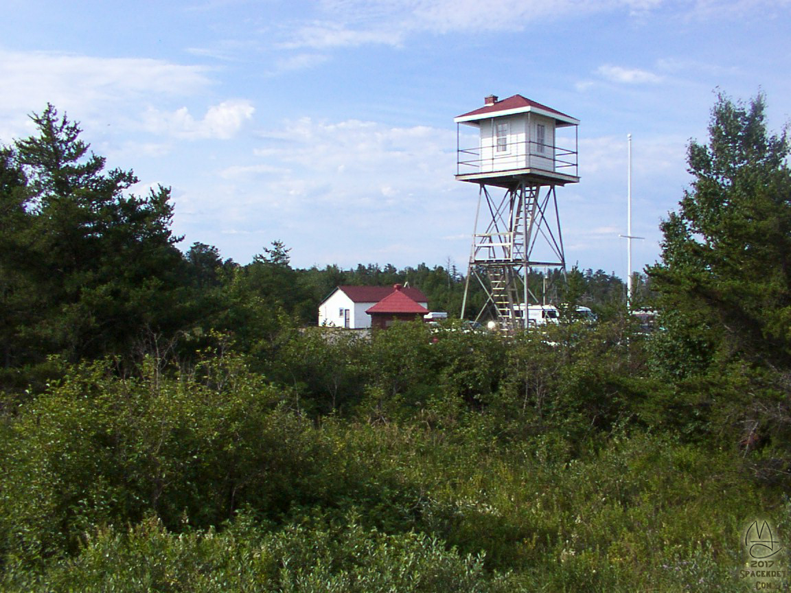 Lookout tower at Whitefish Point Light Station, Paradise, Michigan