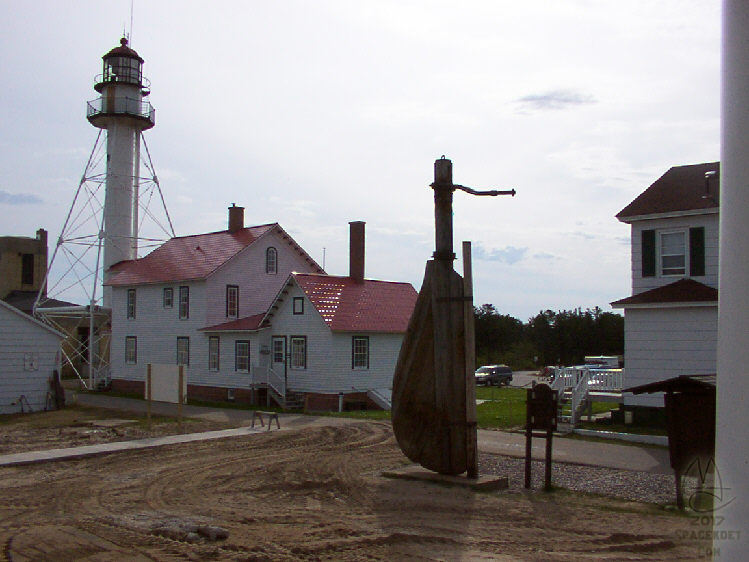Shipwreck display at Whitefish Point Light Station, Paradise, Michigan
