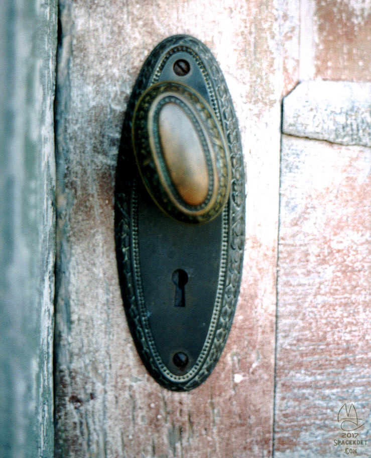 Door handle, Fayette Historical Townsite