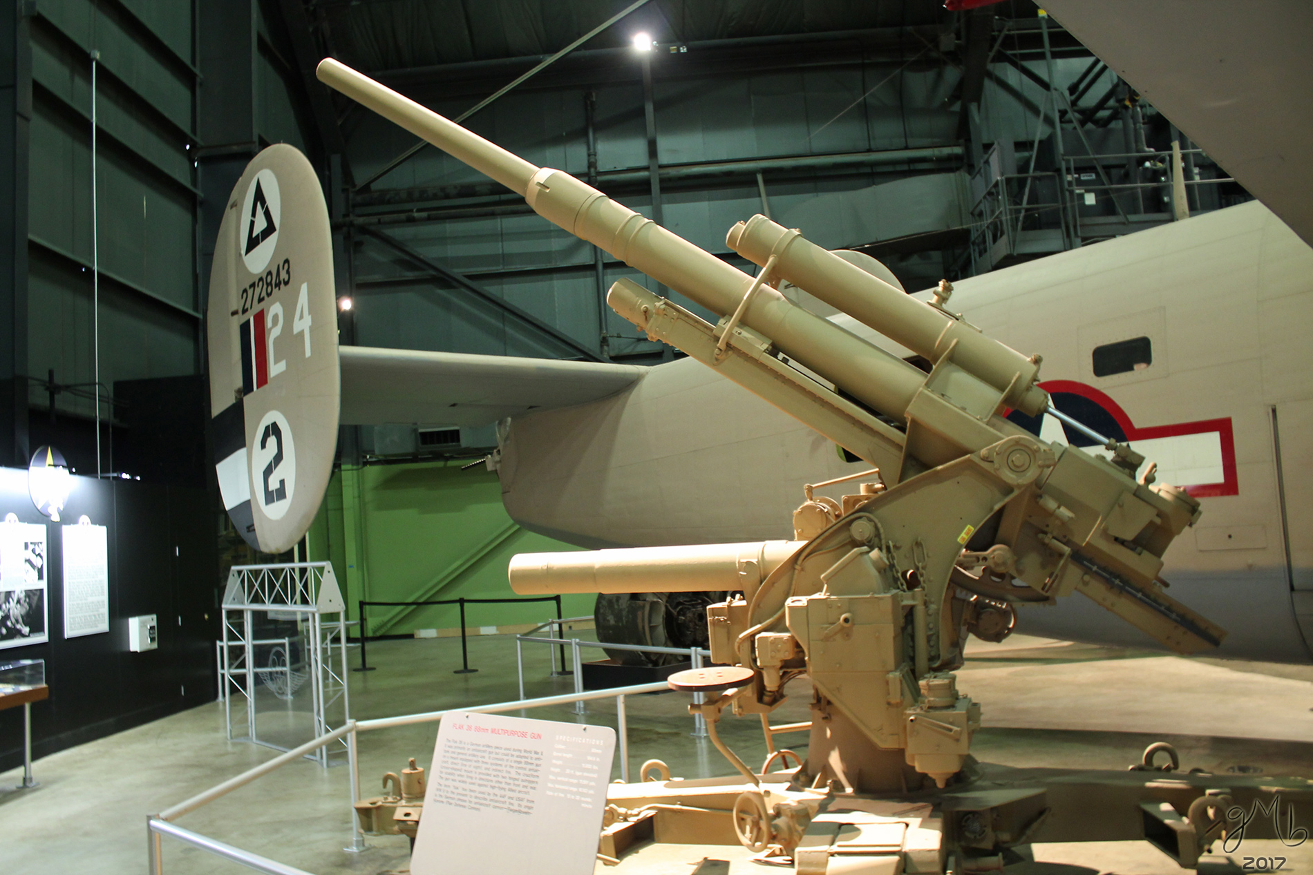 German 88 MM Artillery 'Flak gun'