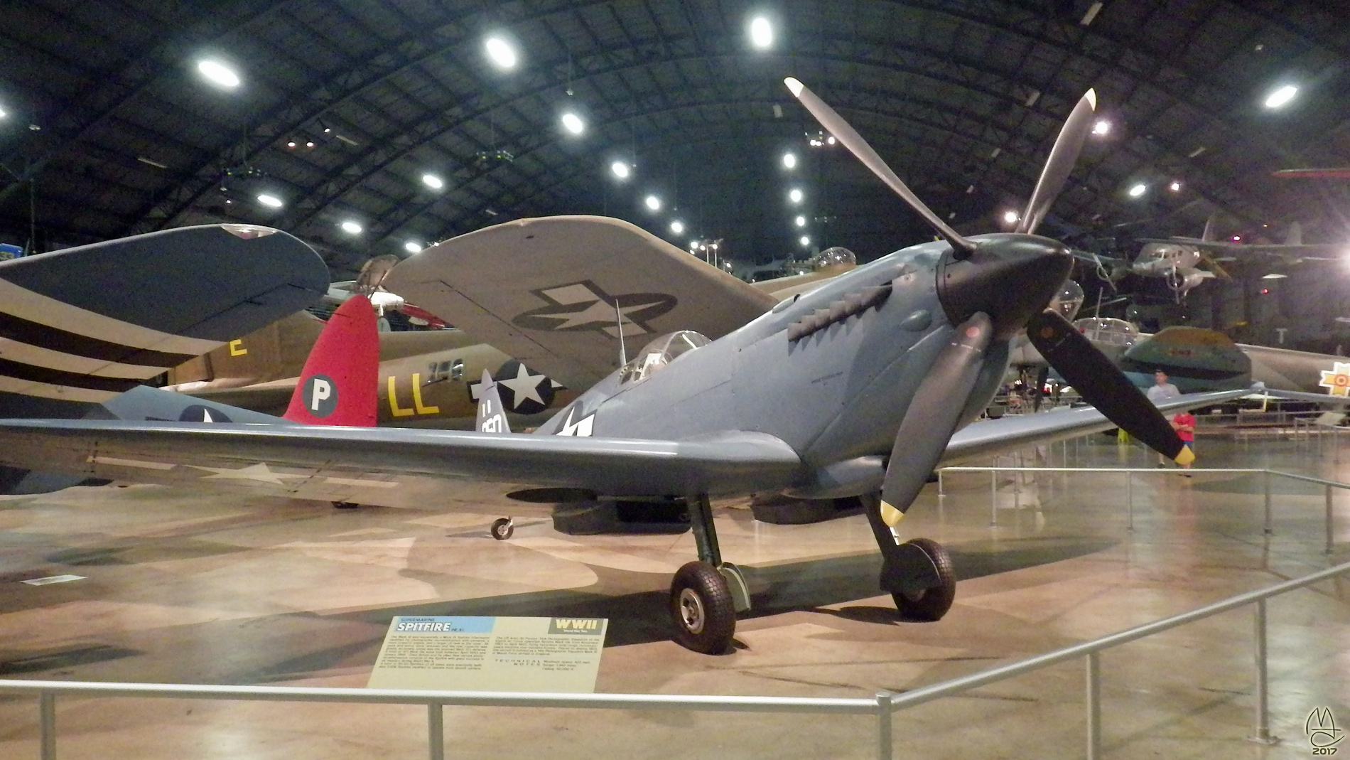 Supermarine 'Spitfire' in US livery.