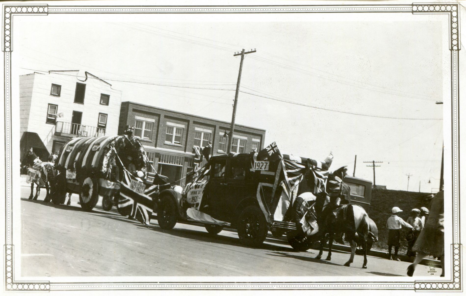 Celebrating 50 years of something with a parade. 1927