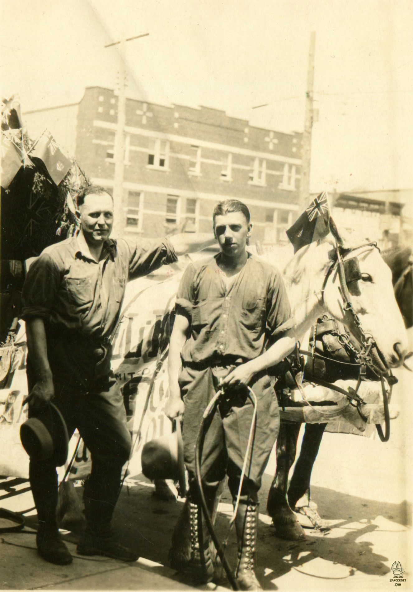 Grandpa (left) and a few pals.