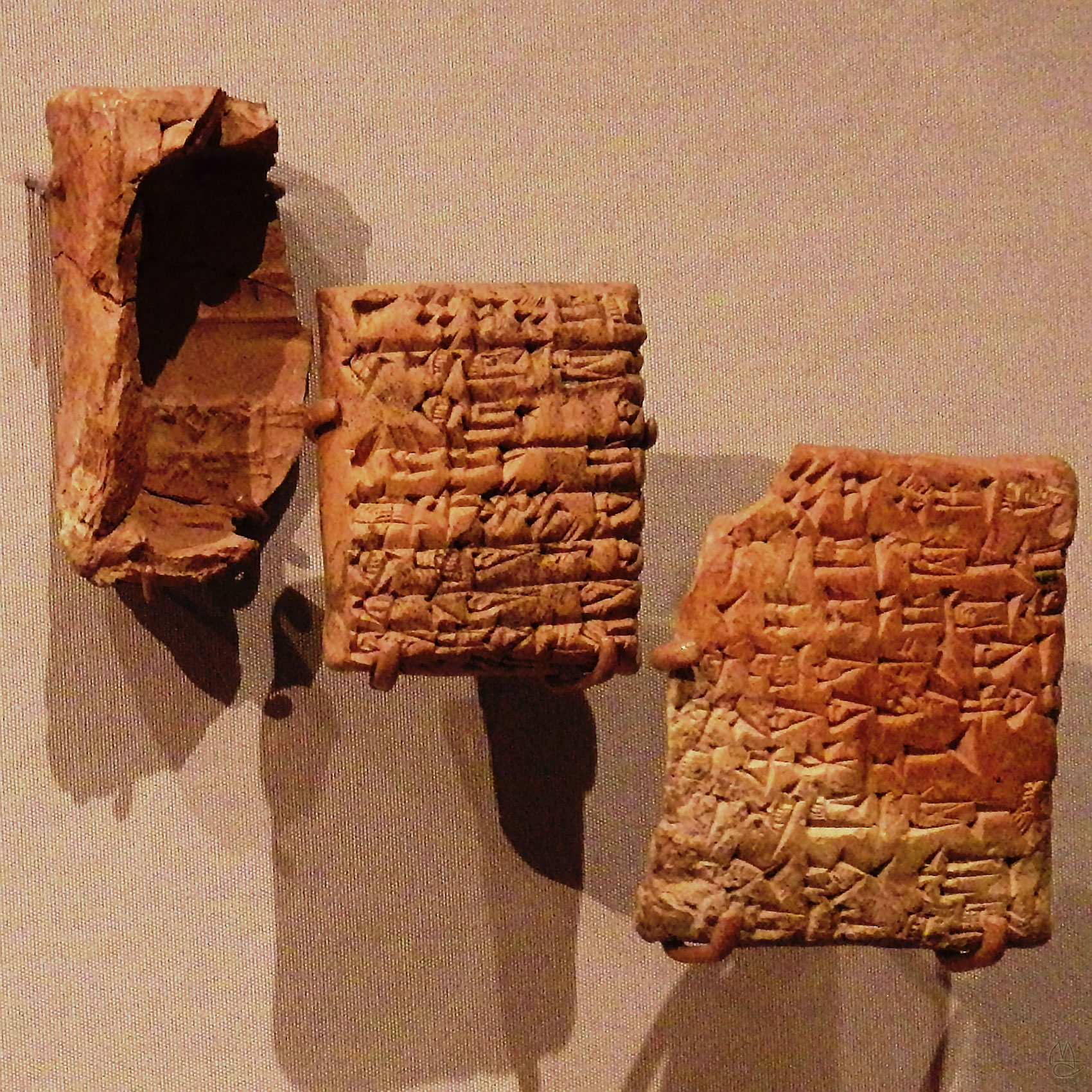 Cuneiform Tablet with Receipt for Grain and Envelope 2050 BCE