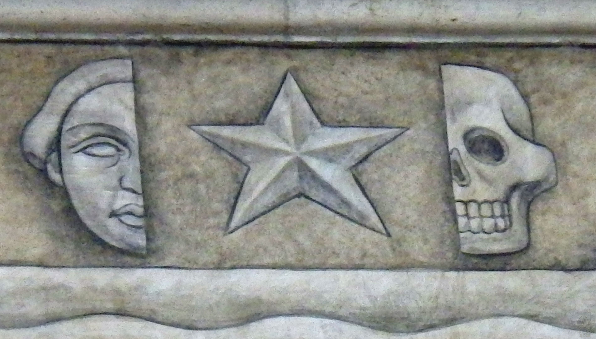 Rivera Court Frescoes, detail.