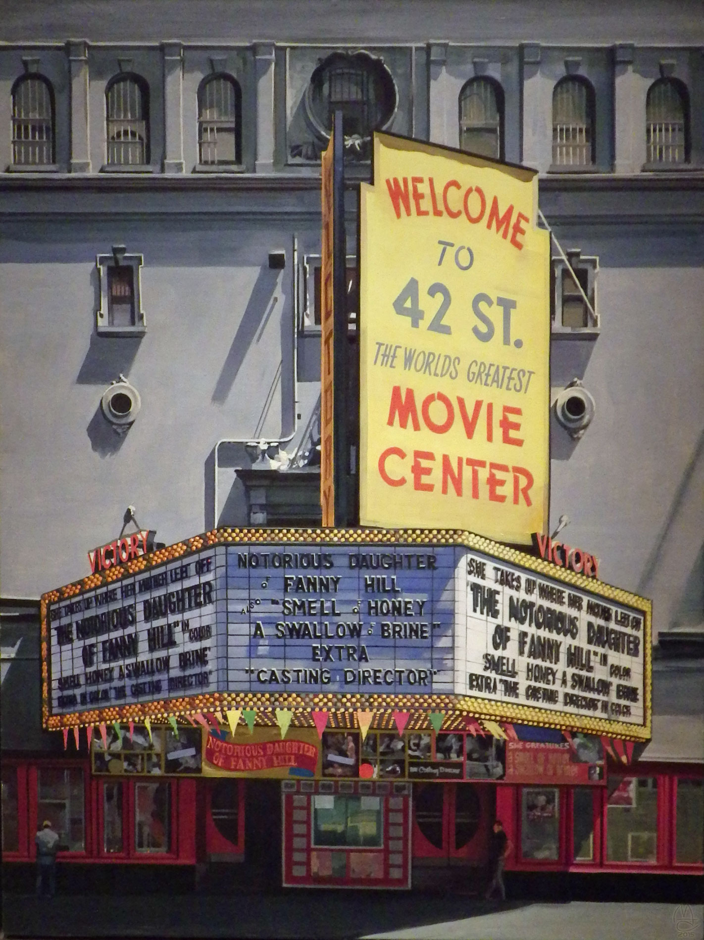 Welcome to 42 Street (Victory Theatre)  Richard Estes 1968
