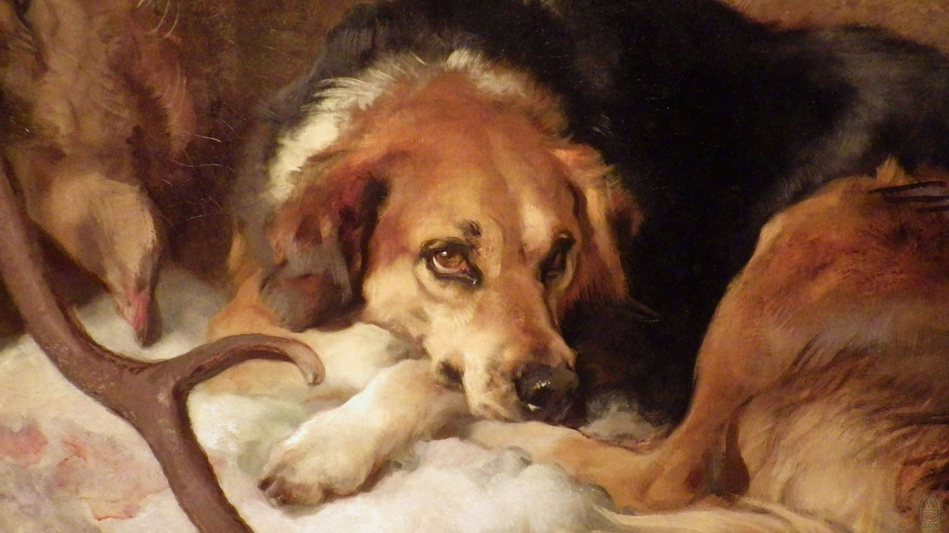 Chevy, Edwin Henry Landseer, 1868. Made me miss my ol' pal Barney.