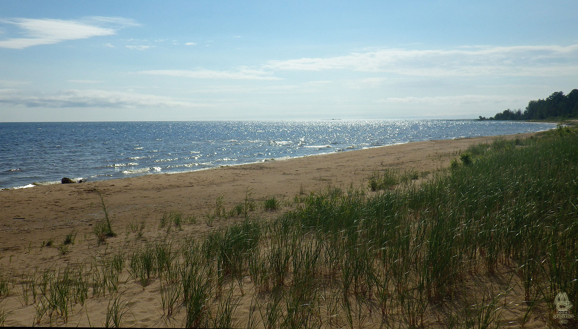 Morning beach.