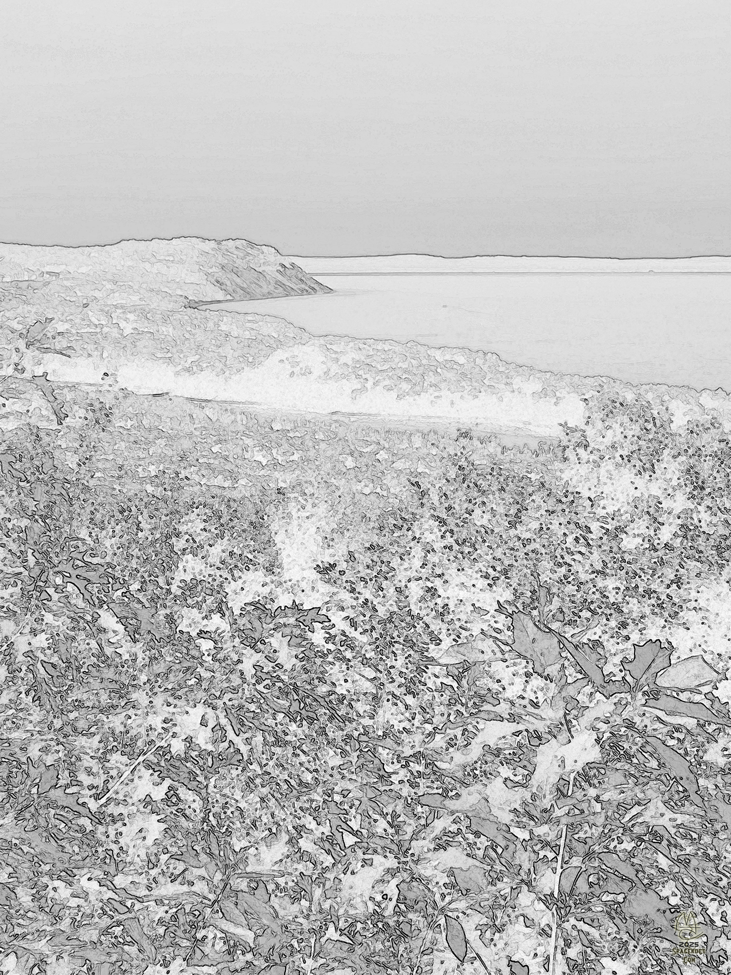 North Bar Lake overlook, edited.