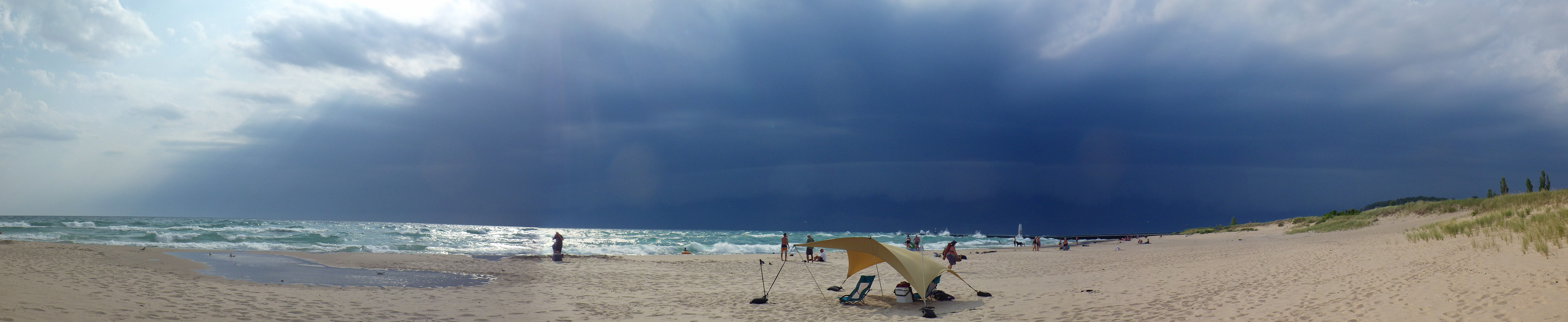 Ahh, it's gonna blow right by us....