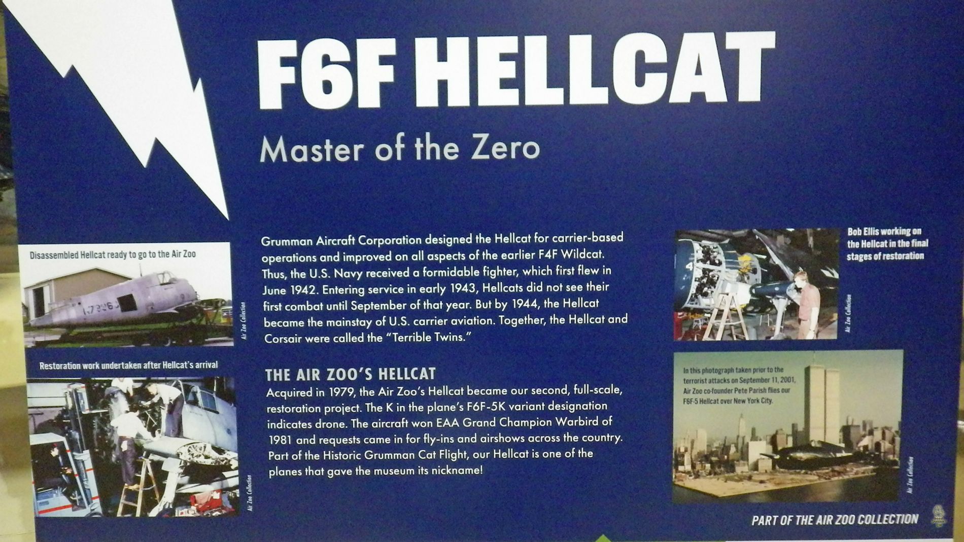 F6F Hellcat sign.