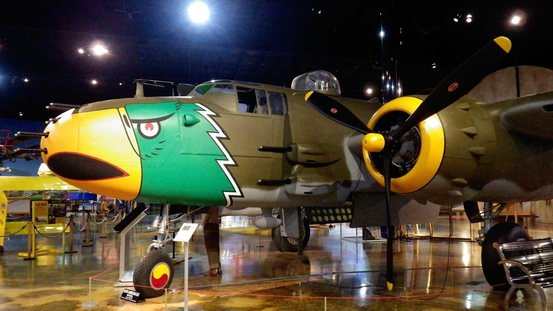 Loaded B-25.