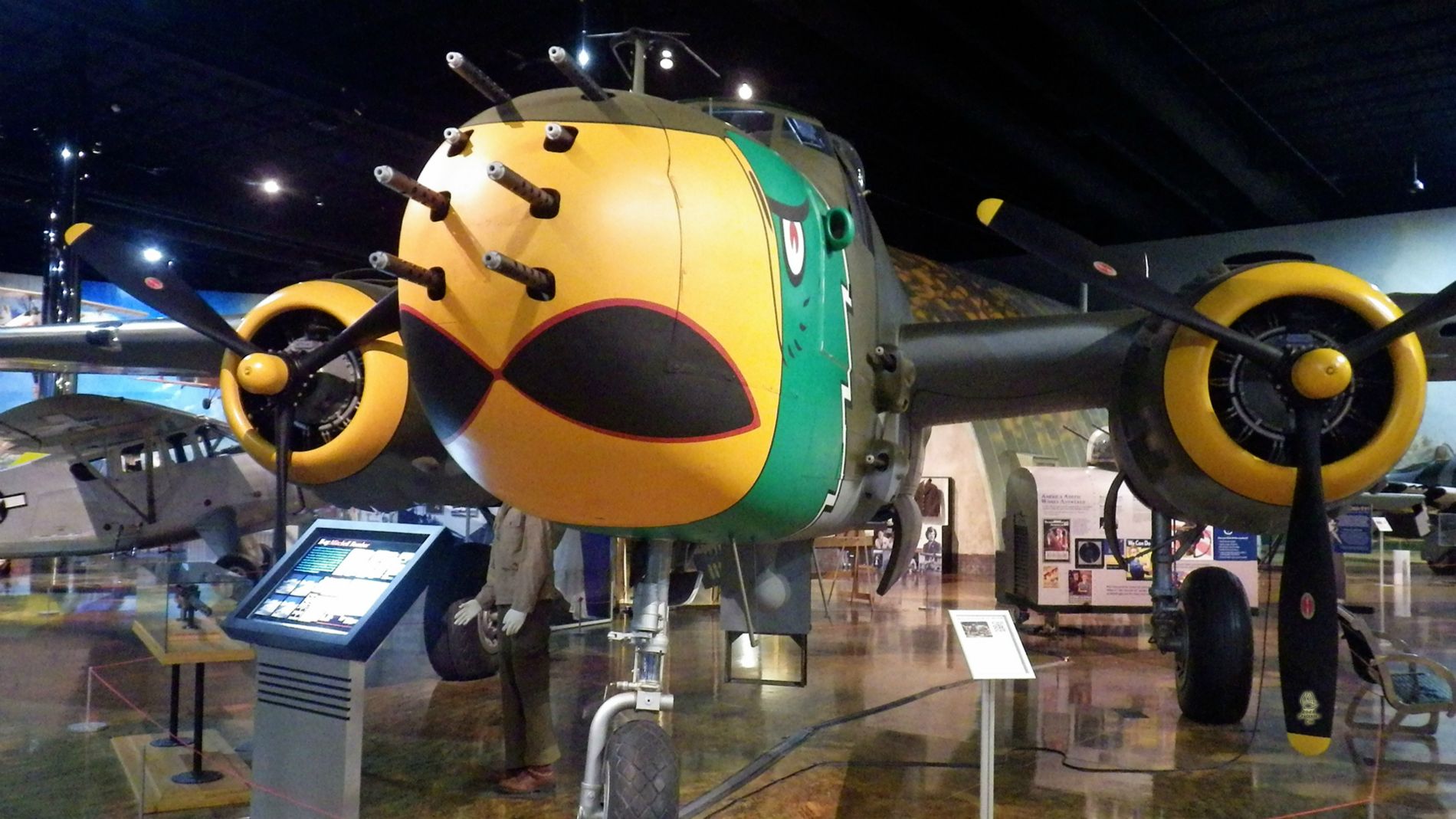 B-25 snout.