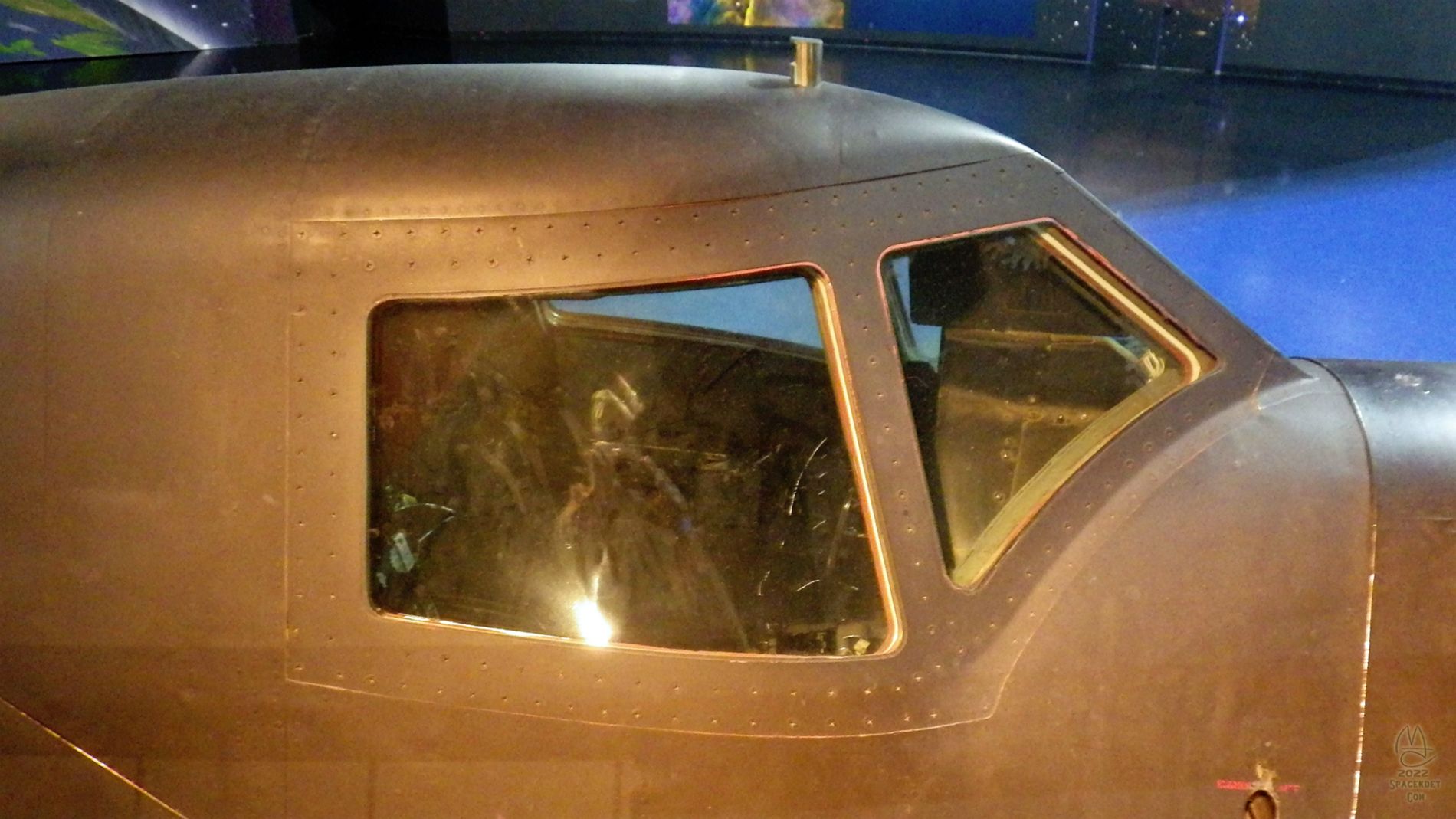 Upper cockpit.