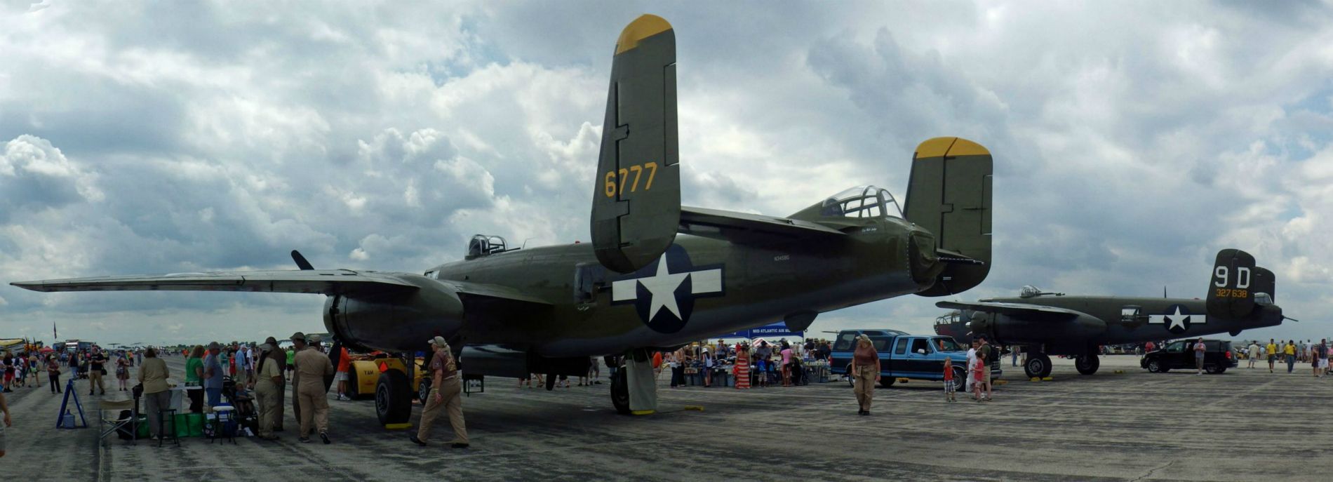 B-25 tail.